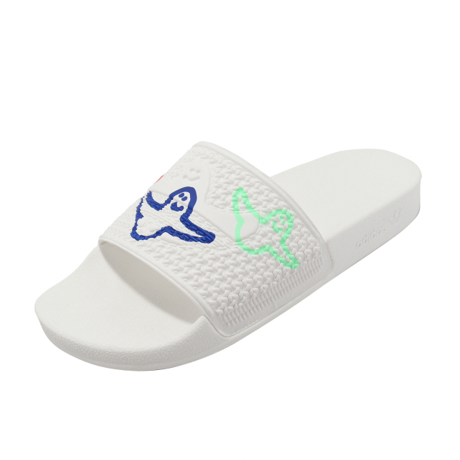 adidas Shmoofoil Slide Cloud White Bright Red