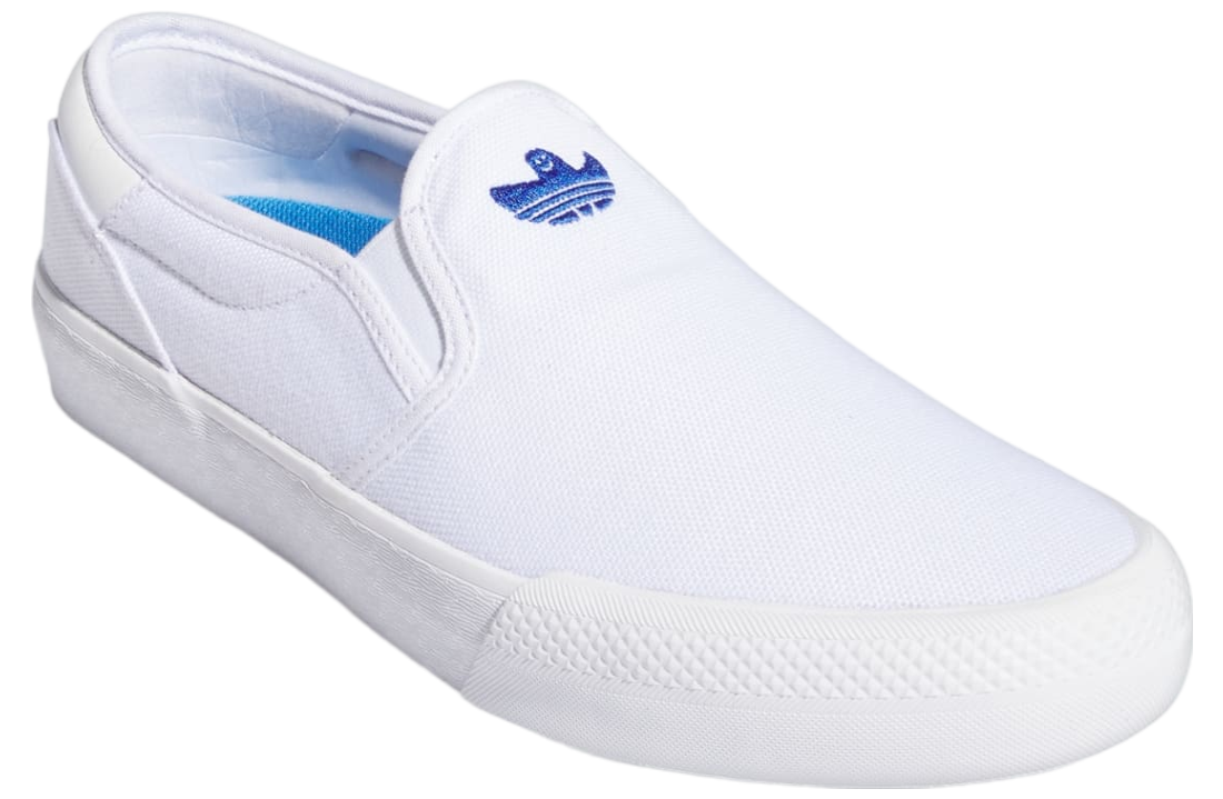 Adidas Shmoofoil Slip Wmns Cloud White / Blue Bird