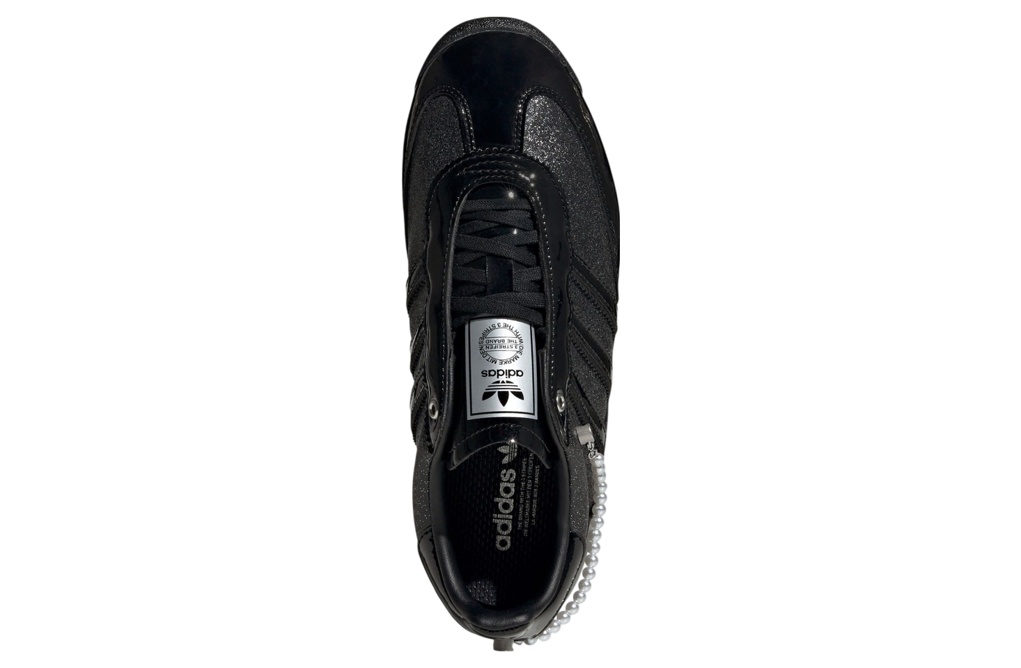 Adidas SL 72 Black Patent Pearls