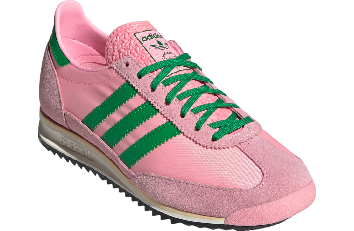 Adidas SL 72 OG WMNS Glow Pink / Green - Jun 2025 - JQ8309