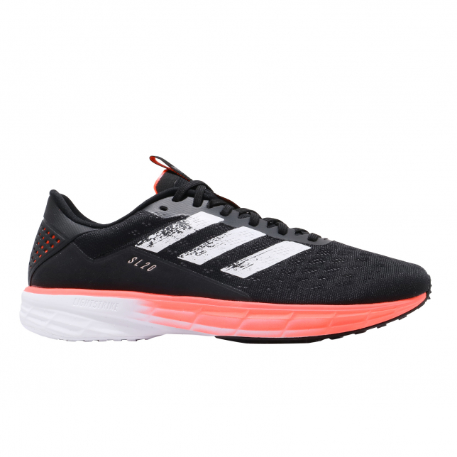 adidas SL20 Core Black Cloud White Signal Coral - Feb 2020 - EG1144