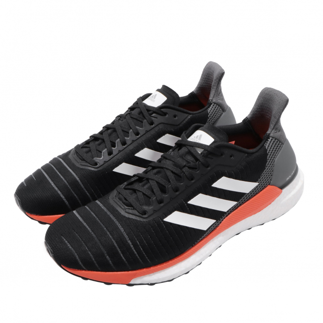 adidas Solarglide 19 Core Black Solar Orange