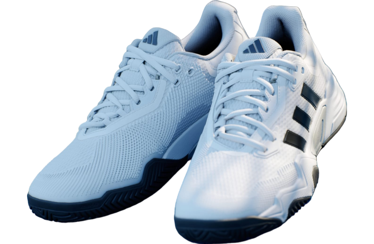 Adidas Solematch Control 2 Tennis Cloud White / Black Blue Met.