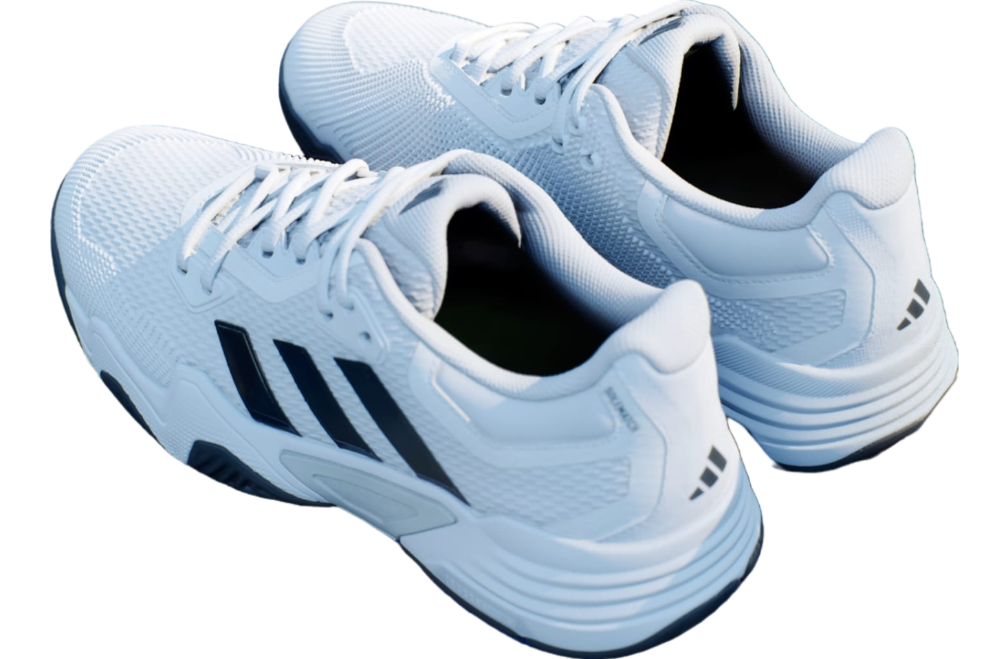 Adidas Solematch Control 2 Tennis Cloud White / Black Blue Met.