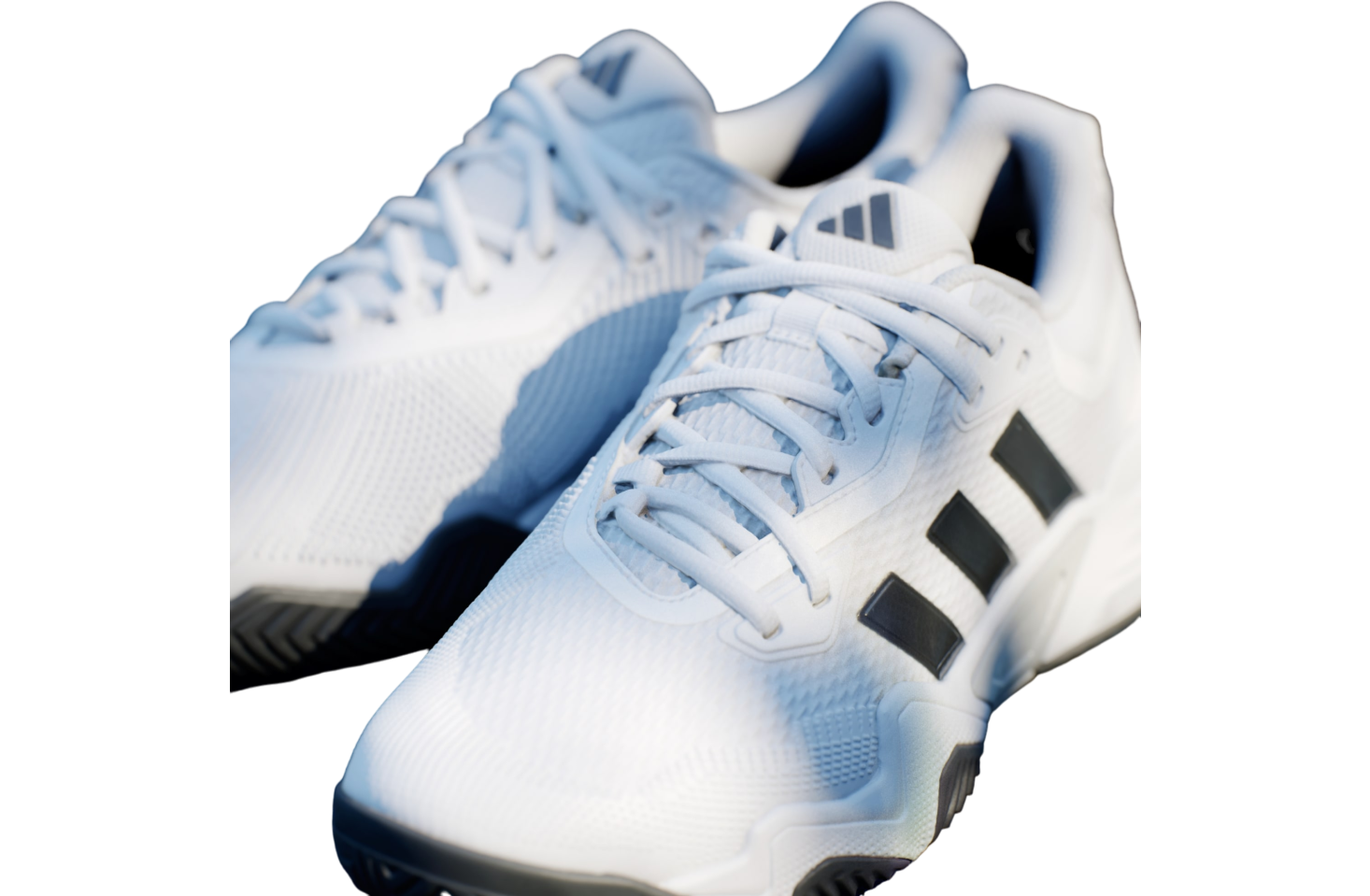 Adidas Solematch Control 2 Tennis Cloud White / Black Blue Met.