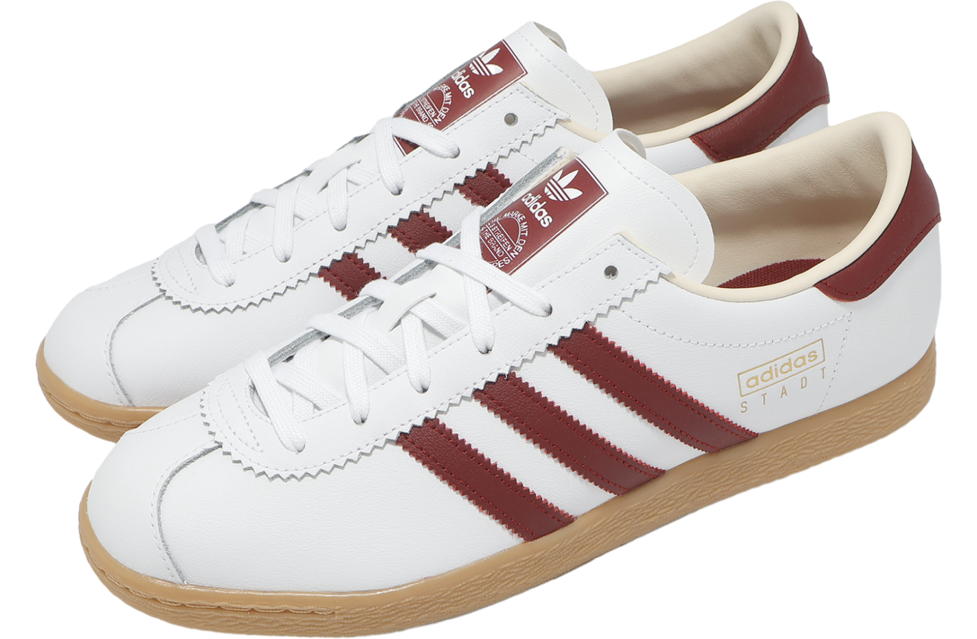 Adidas Stadt Cream White / Collegiate Burgundy