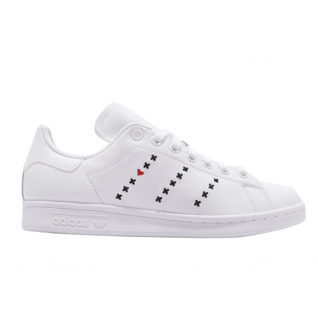 adidas Stan Smith Footwear White Core Black Scarlet - Aug 2019 - EG5810