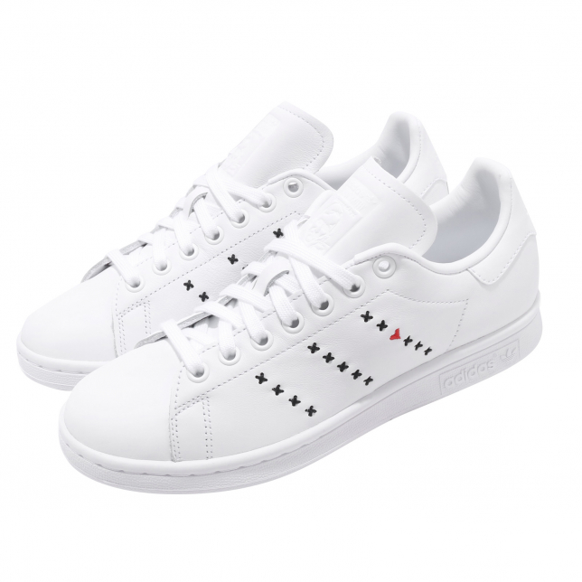 adidas Stan Smith Footwear White Core Black Scarlet - Aug 2019 - EG5810