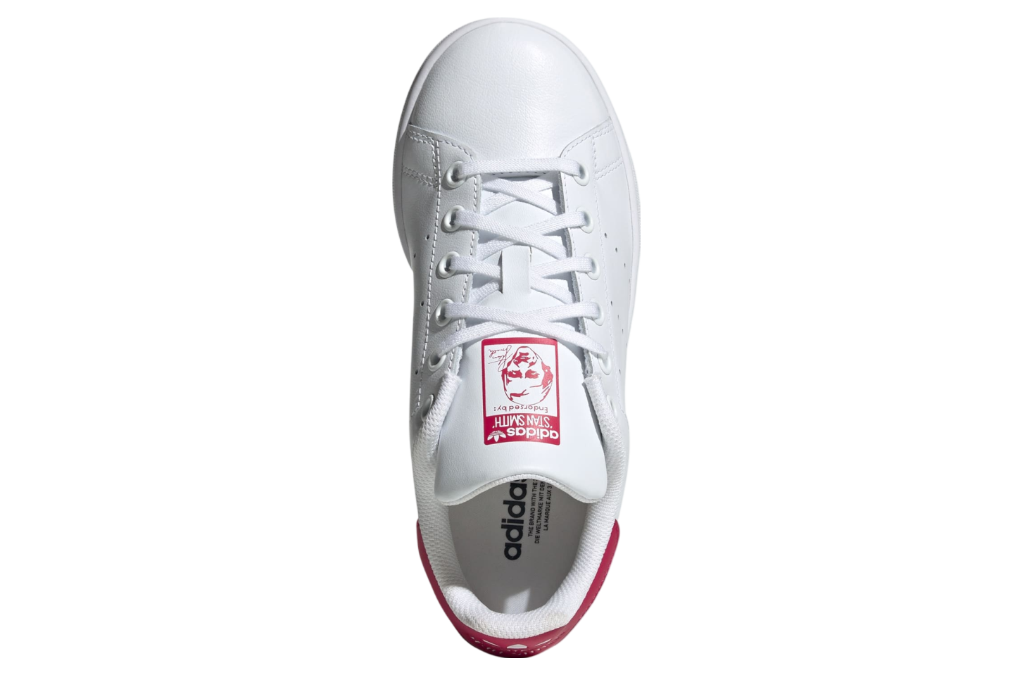 Adidas Stan Smith GS Cloud White Cloud White Bold Pink Nov 2024 JP9711 KicksOnFire