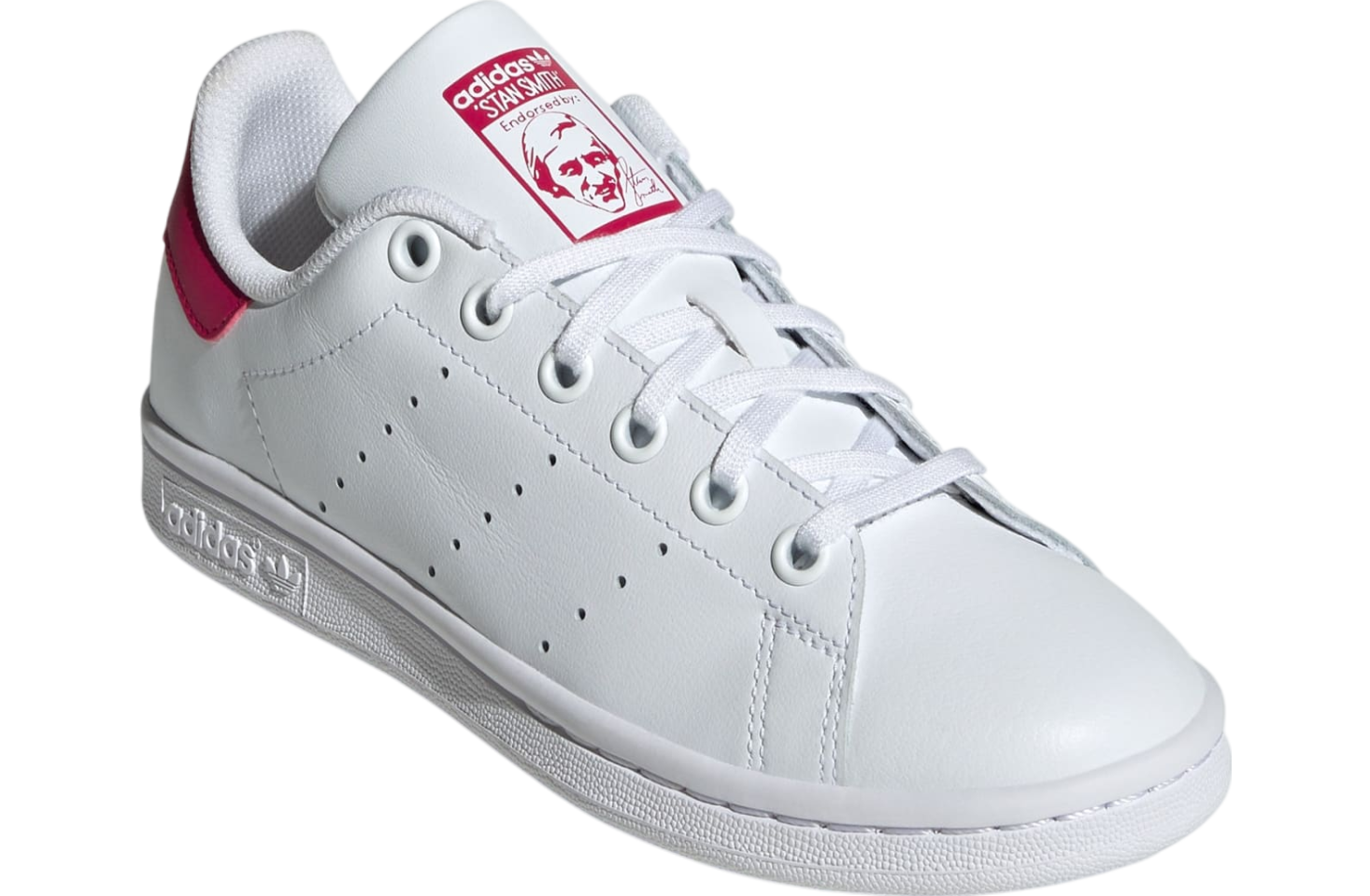 Adidas Stan Smith GS Cloud White Cloud White Bold Pink Nov 2024 JP9711 KicksOnFire