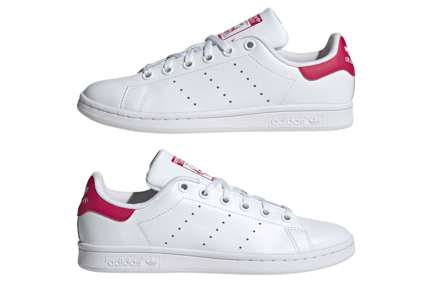 Adidas Stan Smith GS Cloud White Cloud White Bold Pink Nov 2024 JP9711 KicksOnFire