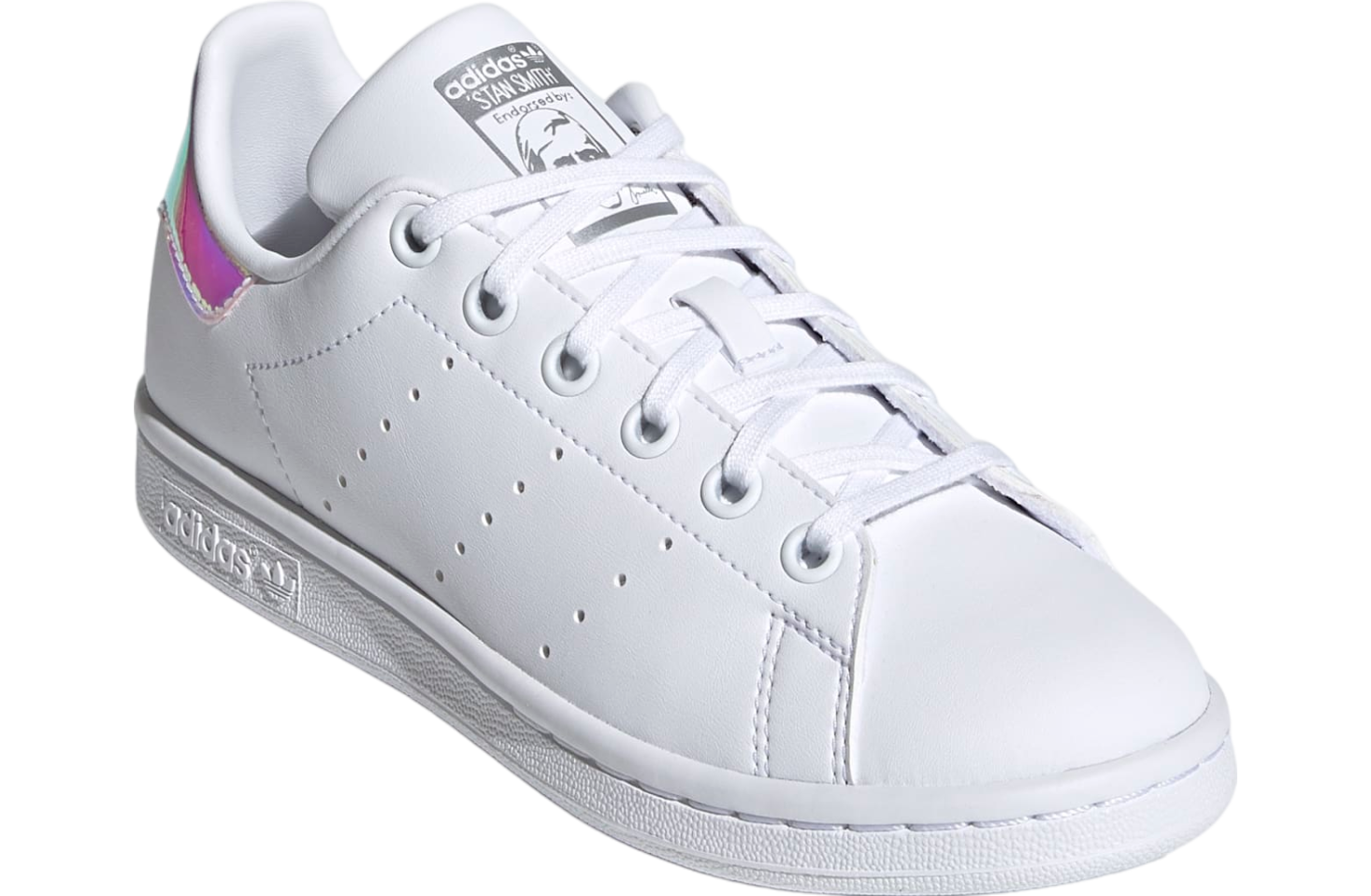 Adidas Stan Smith Gs Cloud White / Silver Metallic