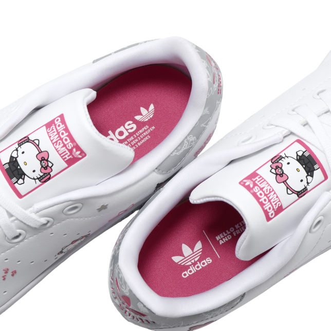 Adidas Stan Smith J White Black Pink Dec 2023 IG8407 KicksOnFire