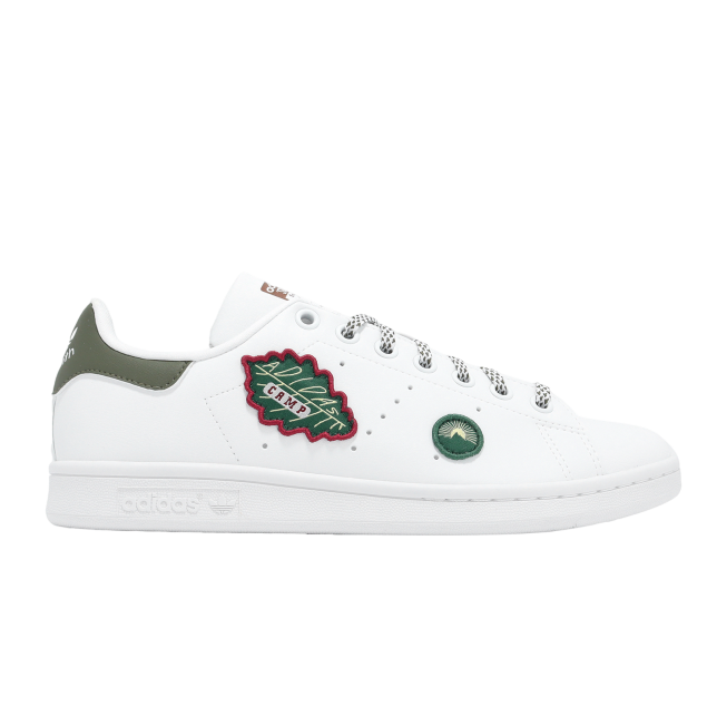 Adidas Stan Smith J White / Olive Strata