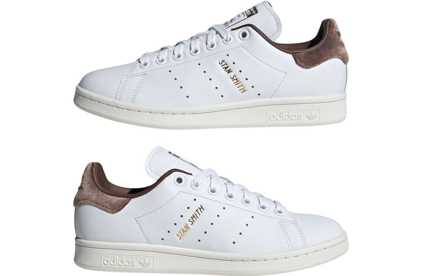 Adidas Stan Smith WMNS Cloud White / Gold / Brown