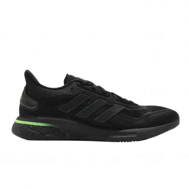 adidas Supernova Core Black Signal Green