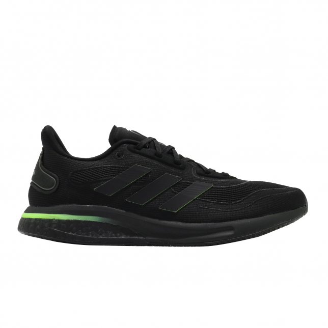 adidas Supernova Core Black Signal Green