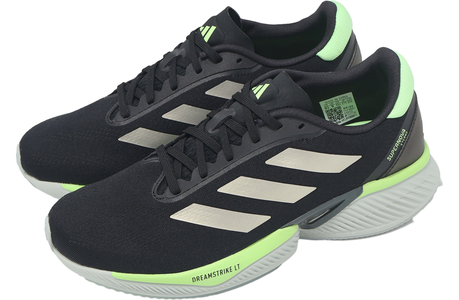 Adidas Supernova Eterno Core Black / Iron Metallic