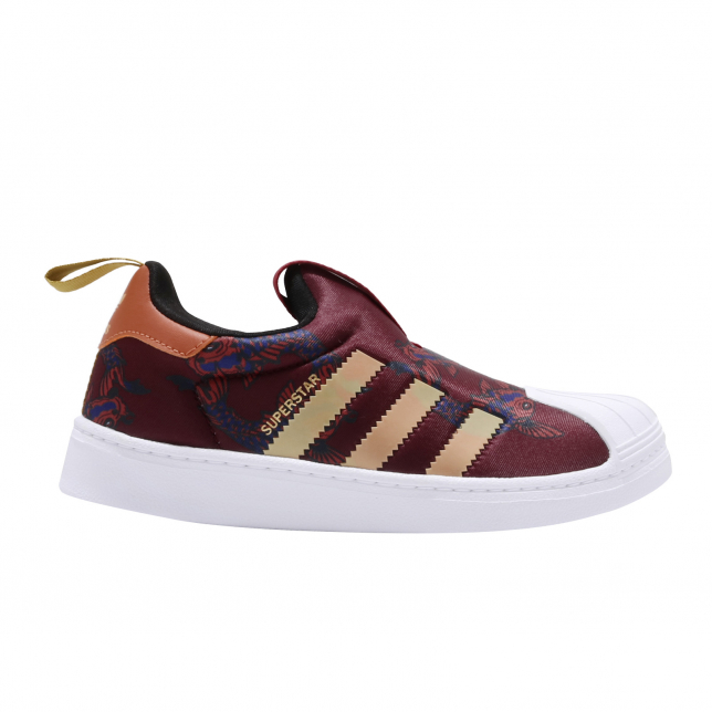 adidas Superstar 360 GS Collegiate Burgundy Gold Metallic