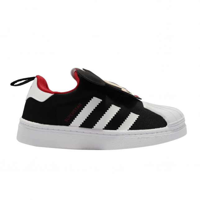 adidas Superstar 360 GS Core Black Vivid Red