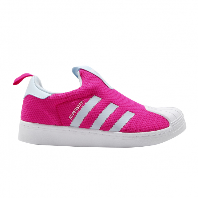 adidas Superstar 360 GS Shock Pink Sky Tint Footwear White