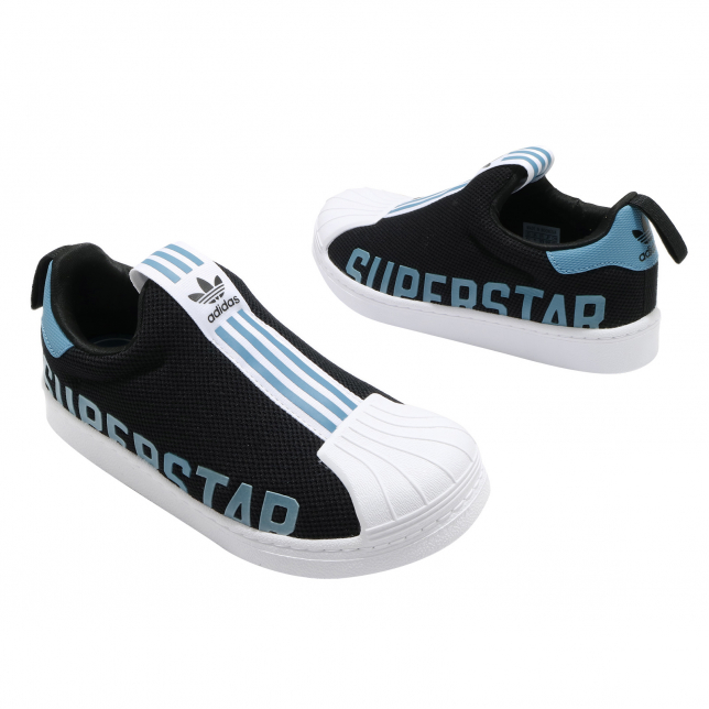 adidas Superstar 360 X GS Core Black Hazy Blue