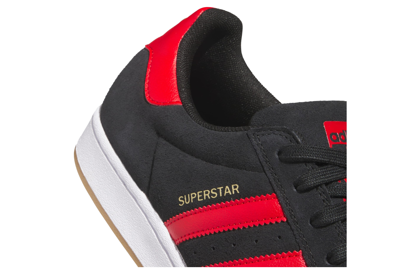 Adidas Superstar Adv Core Black / Better Scarlet