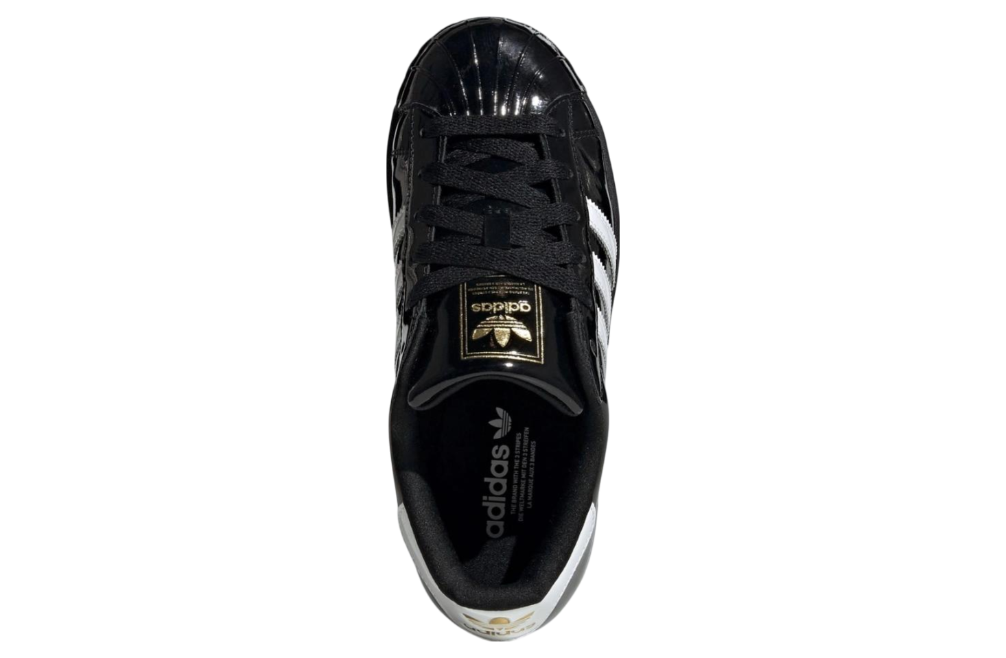 Adidas Superstar Black Patent Leather