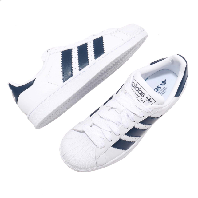 adidas Superstar Cloud White Collegiate Navy