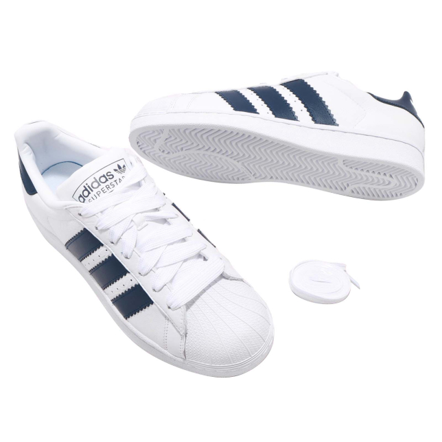 adidas Superstar Cloud White Collegiate Navy