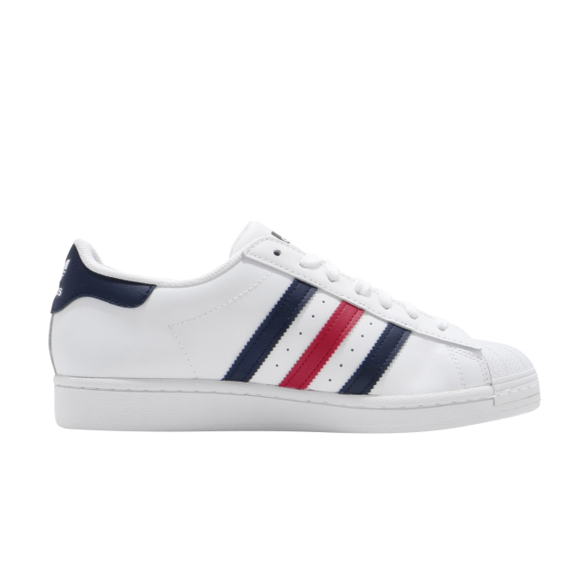 adidas Superstar Cloud White Scarlet