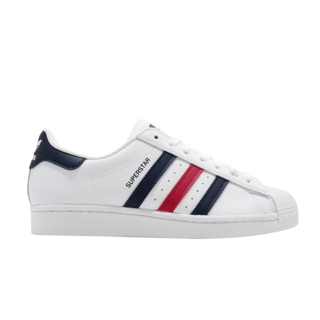 adidas Superstar Cloud White Scarlet