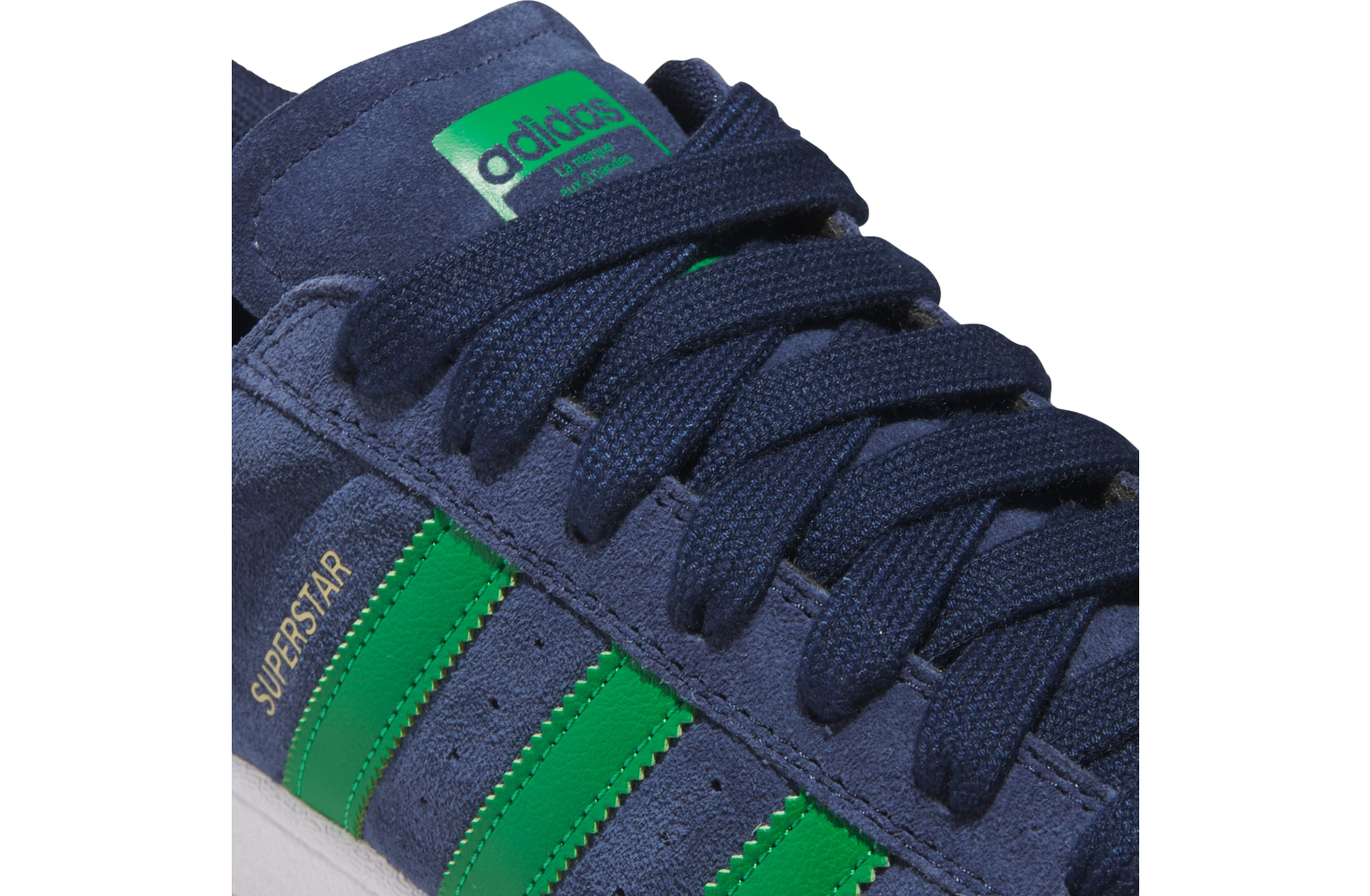 Adidas Superstar Collegiate Navy / Green