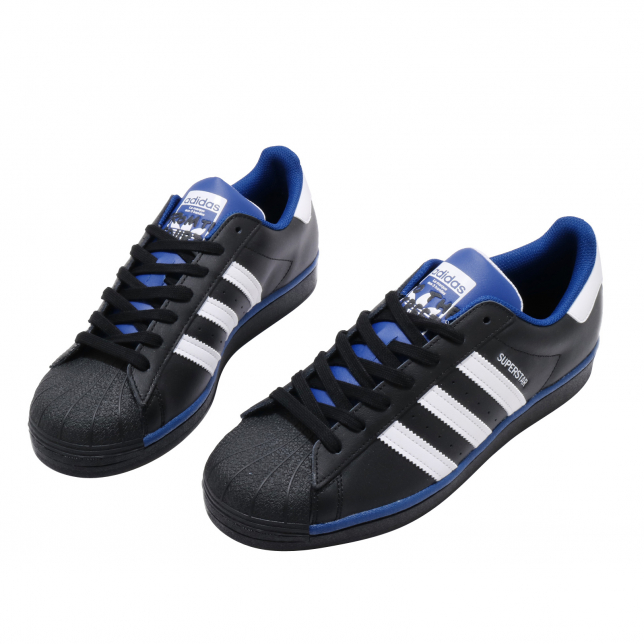Men's shoes adidas Superstar Core Black/ Core Black/ Brave Blue