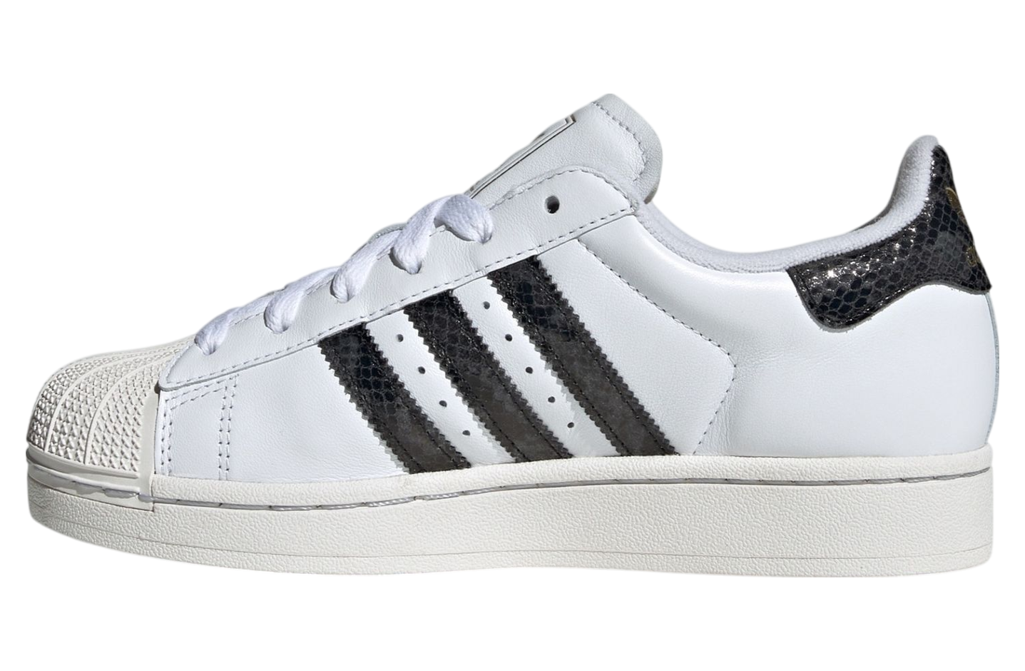 Adidas Superstar Faux Snakeskin Footwear White / Grey Six