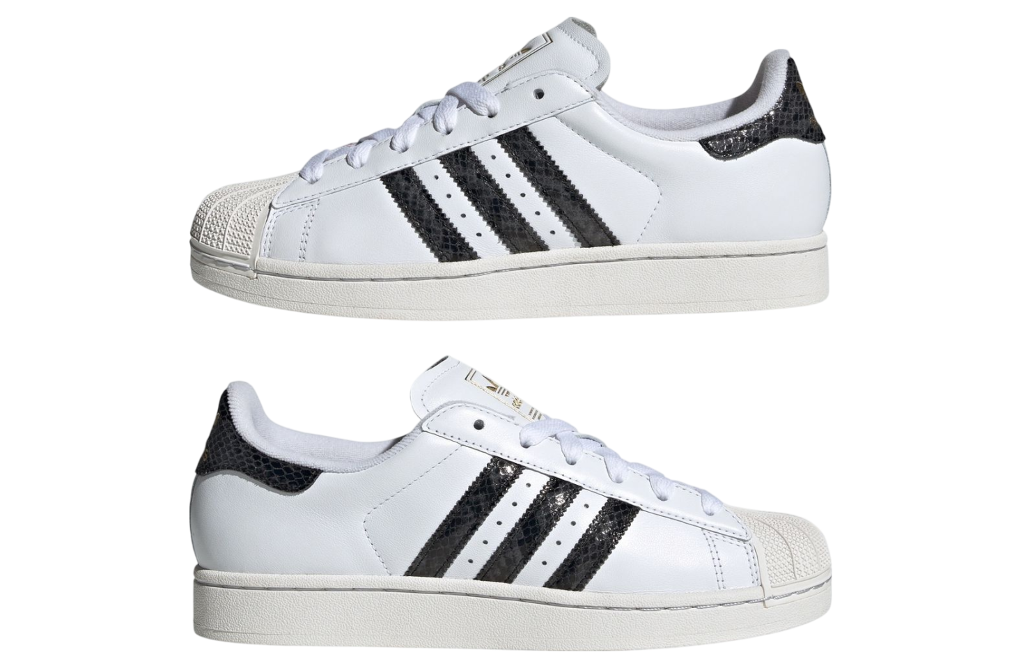 Adidas Superstar Faux Snakeskin Footwear White / Grey Six