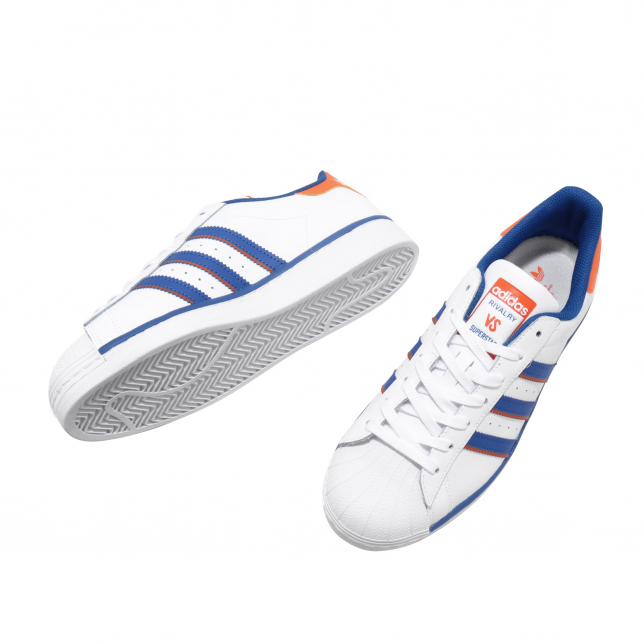 adidas Superstar Footwear White Blue Orange FV2807