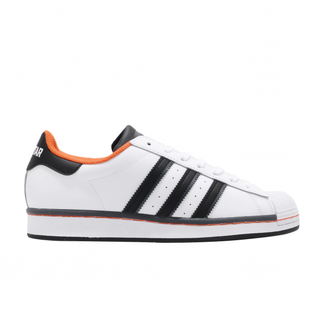 adidas Superstar Footwear White Core Black Orange FV8271