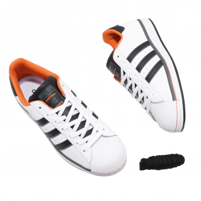 adidas Superstar Footwear White Core Black Orange FV8271