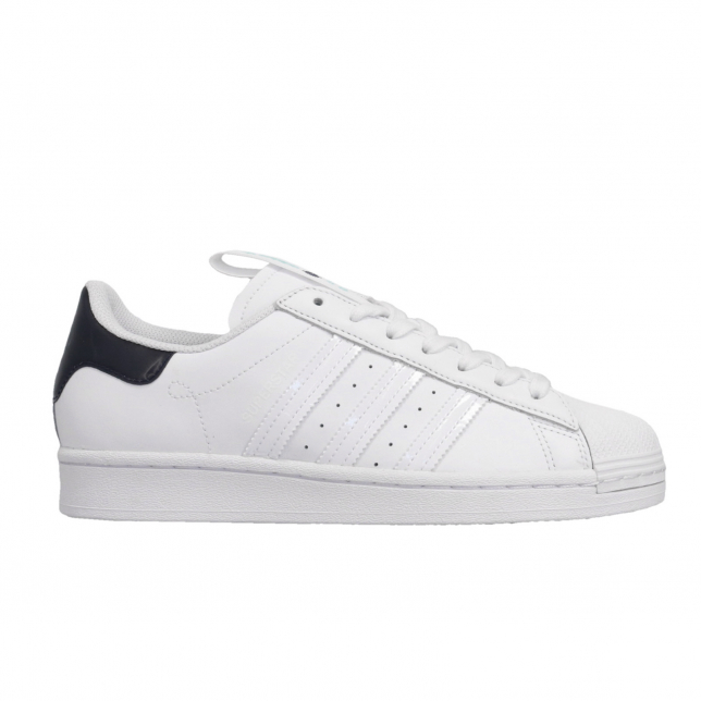 adidas Superstar Footwear White Dark Blue Clear Aqua