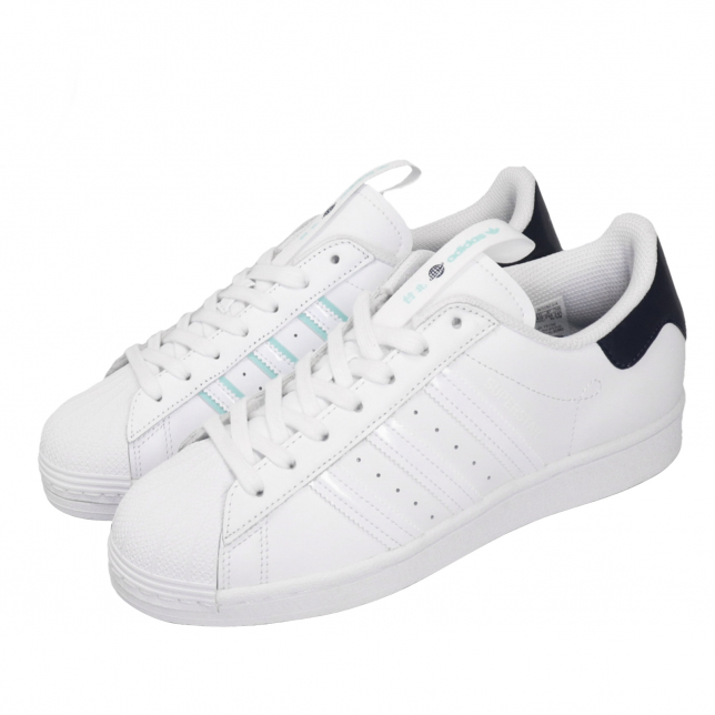 adidas Superstar Footwear White Dark Blue Clear Aqua FW2868