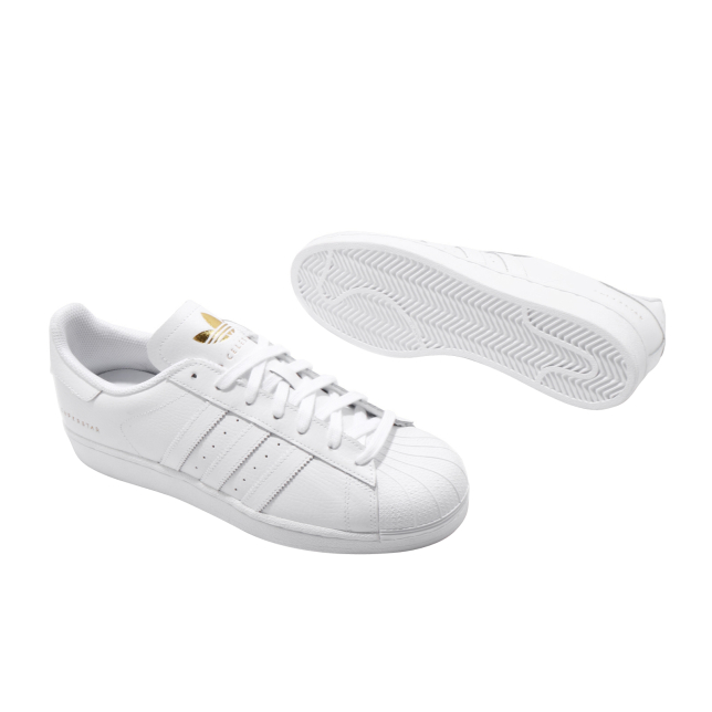 adidas Superstar Footwear White Gold Metallic