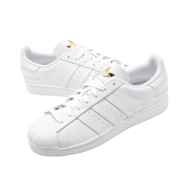 adidas Superstar Footwear White Gold Metallic