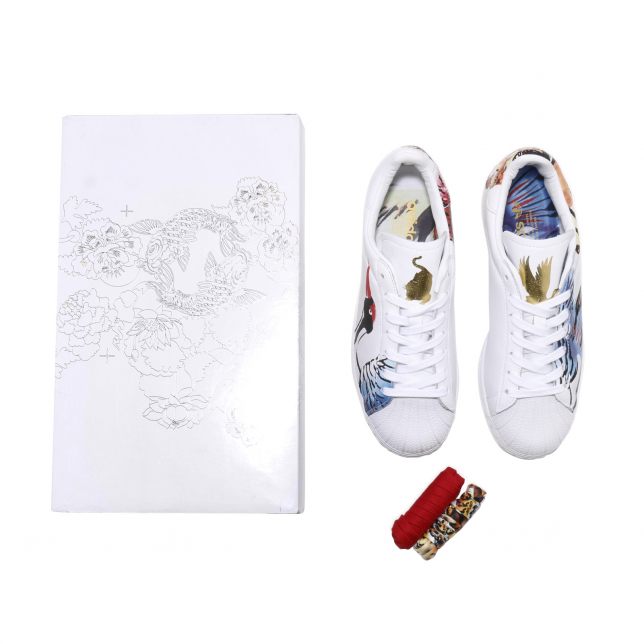 adidas Superstar Footwear White Gold Metallic