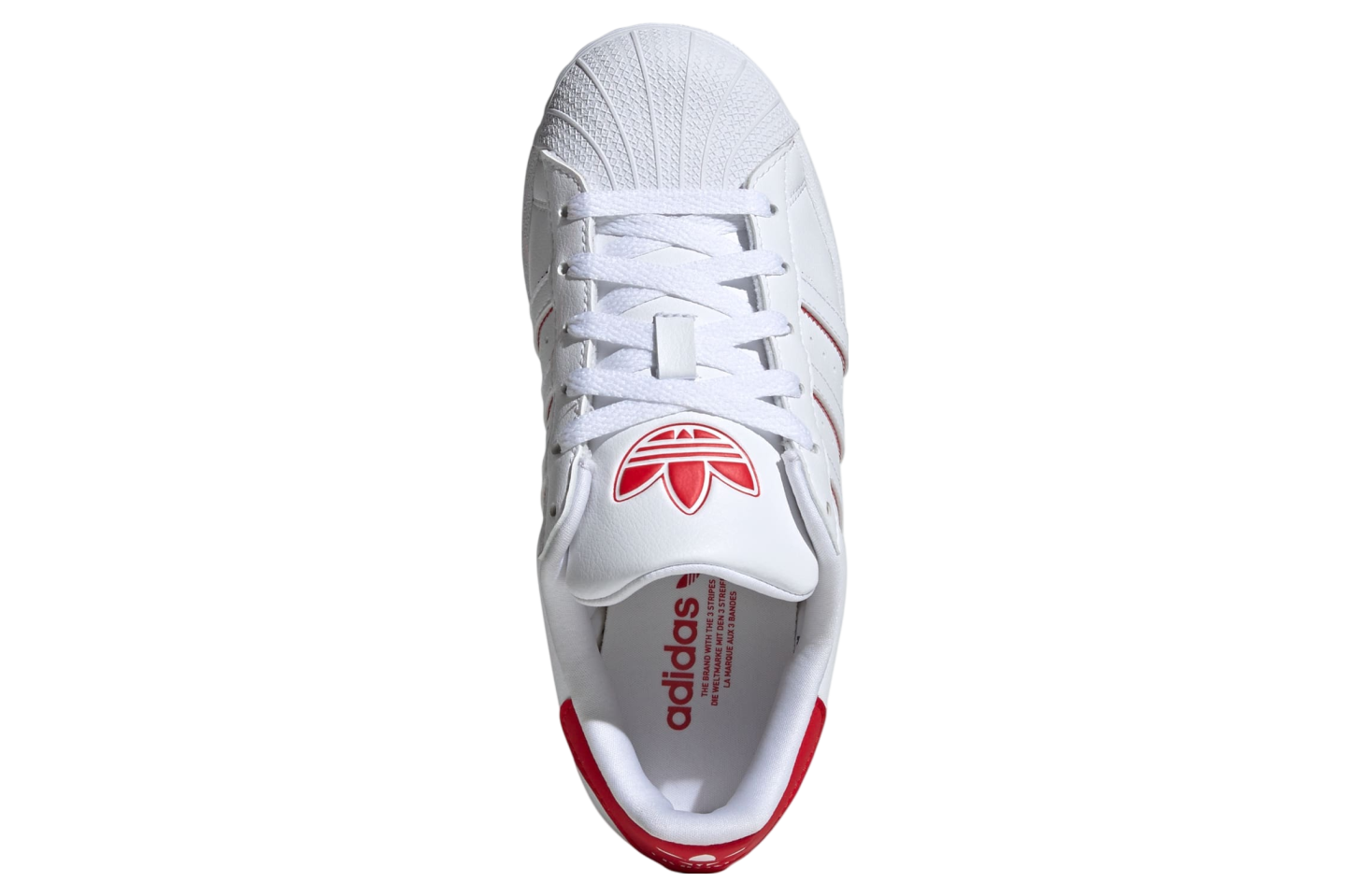 Adidas Superstar GS Cloud White / Better Scarlet