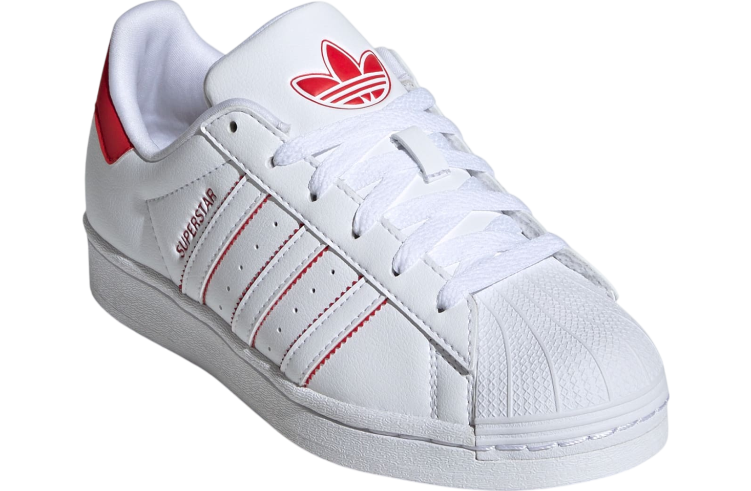 Adidas Superstar GS Cloud White / Better Scarlet