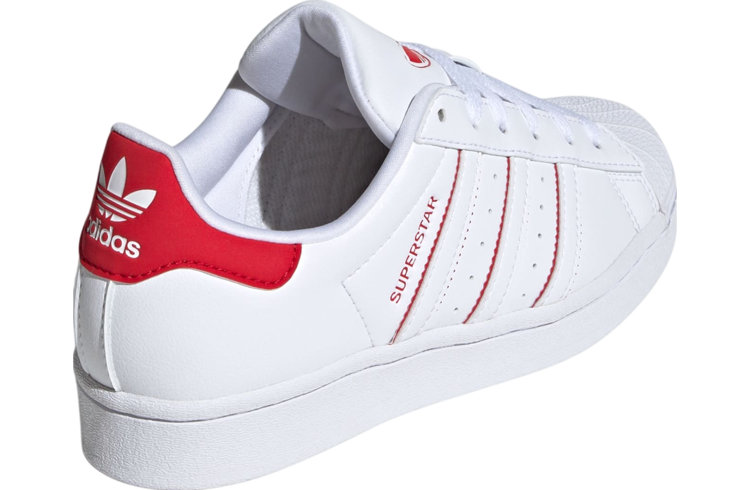 Adidas Superstar GS Cloud White / Better Scarlet