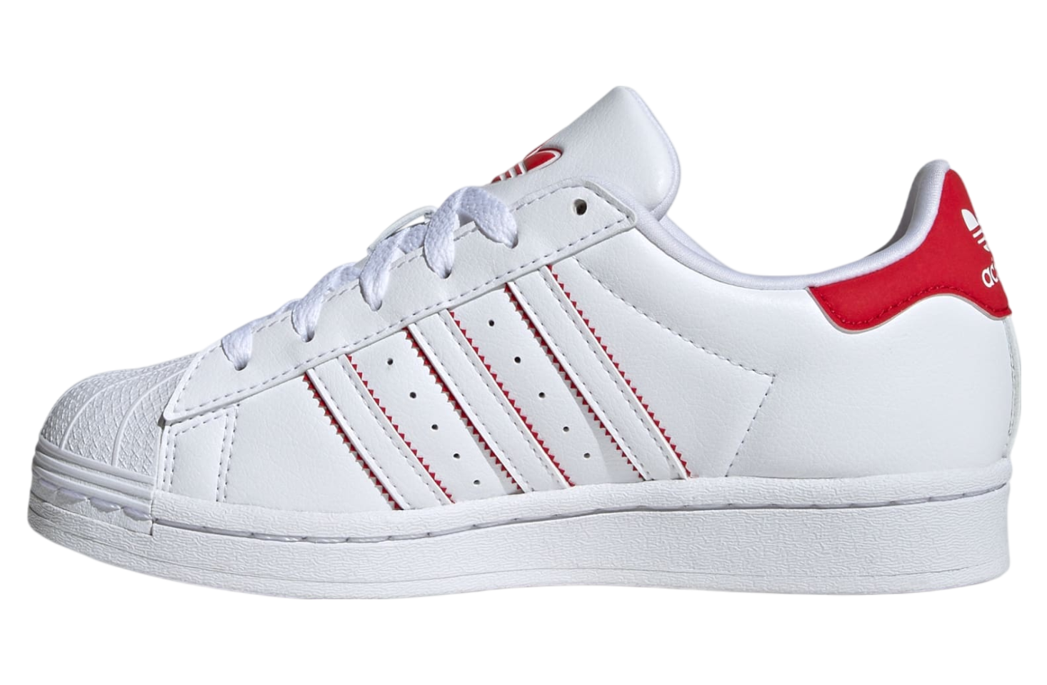 Adidas Superstar GS Cloud White / Better Scarlet