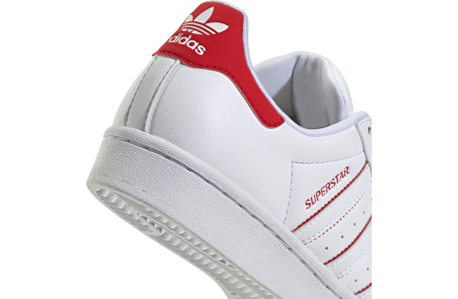 Adidas Superstar GS Cloud White / Better Scarlet