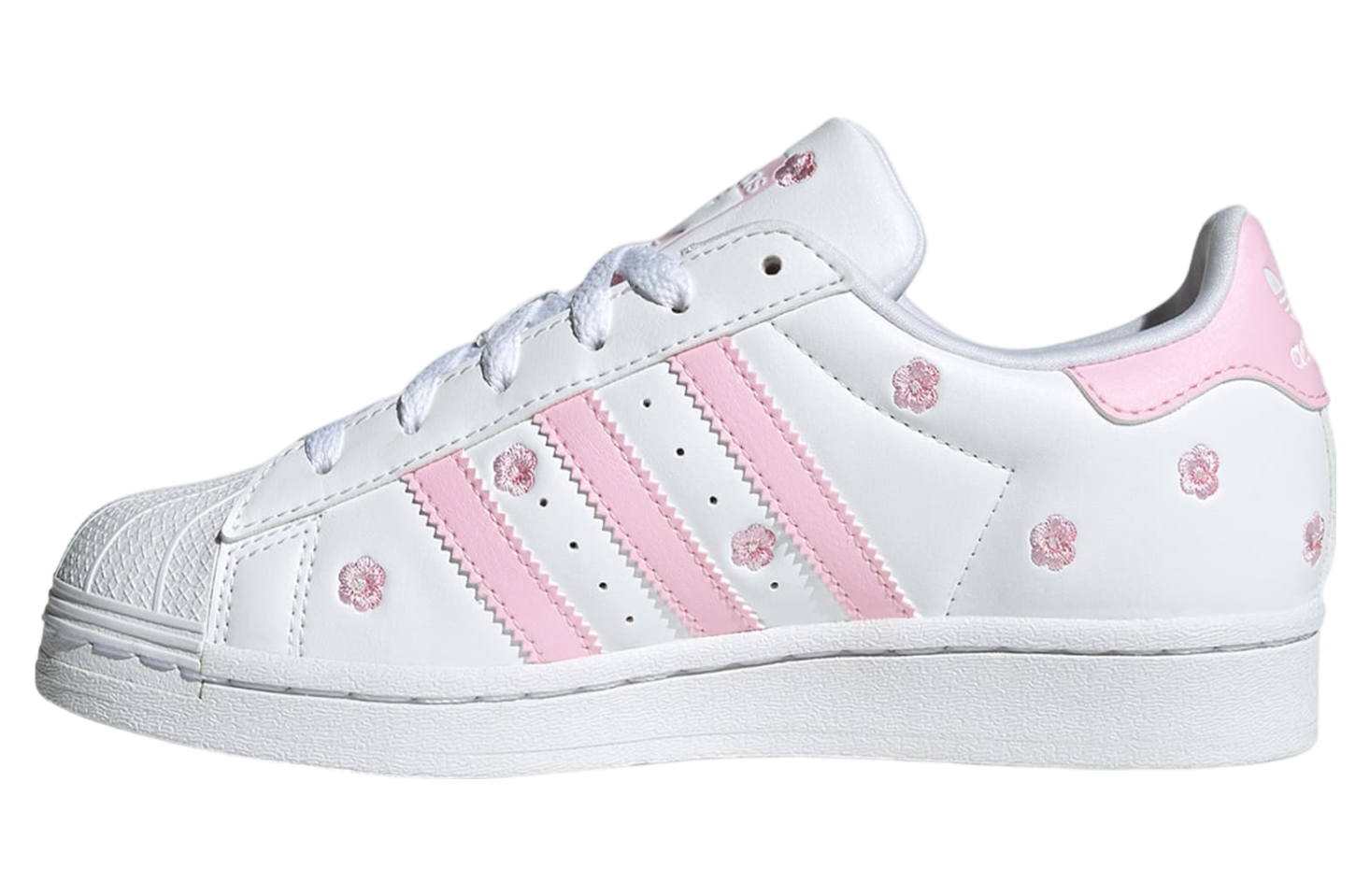 Adidas Superstar GS Cloud White Clear Pink Aug 2024 IG7015 KicksOnFire